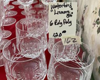 #162	Waterford Lismore 3.5 inch tall 6 Roly poly 	 $120.00 
