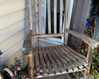 #95	Rocking chair wood 	 $20.00 
