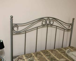 #10	Metal/Iron? Queen Size Bed frame	 $175.00 
