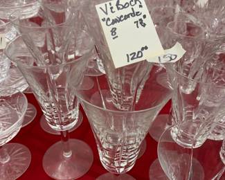 #150	V & Bock Concorde set of 8 7 5/8 inch tall	 $120.00 
