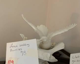 #119	Lenox wedding promised statue	 $75.00 
