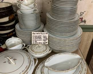#206	Noritake {Ferncliff" set of China as listed	 $225.00 
