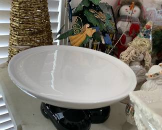 #102	snowman cake stand 	 $25.00 
