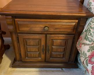 #43	Pair of "Summit" Bedside Tables - 1 drawer, 2 doors. 26x16x24	 $100.00 
0 
