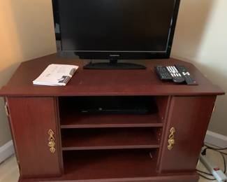 #38	Corner Laminate TV Stand - 36x 21x22	 $30.00 
