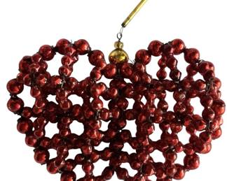 Radko Beaded Heart Ornament