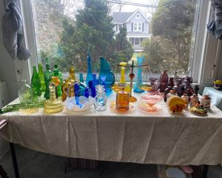 So much antique glass! 