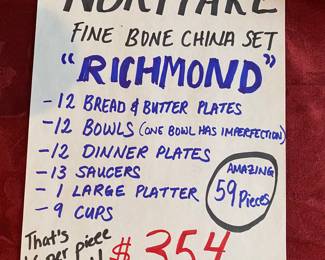 Huge Noritake dinner set!!