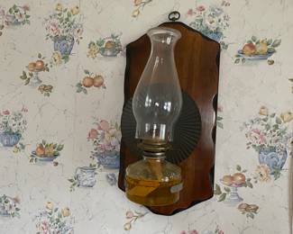 Antique oil lamp 