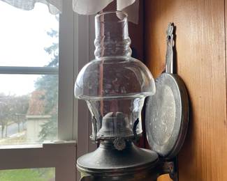 Antique oil lamp 