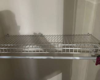 coated wire shelving closet