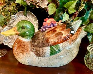 Fitz and Floyd duck tureen.  We've got two!
