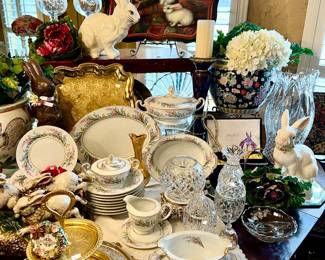 Lots more crystal and china!