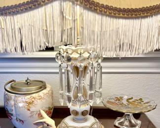 mantle luster converted to lamp.