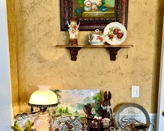 Another section of Easter and Spring decor!