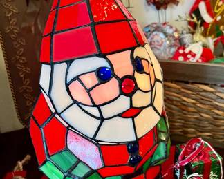 Lots of these Tiffany style lamps throughout the whole house!