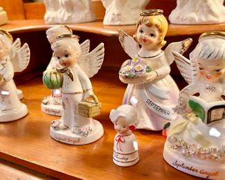 Sweet NAPCO vintage Monthly angels.
