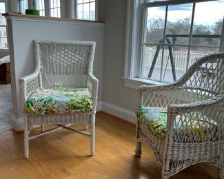 wicker chairs