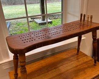 Vintage Cribbage table
