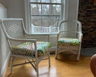 wicker chairs