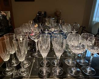 Beautiful stemware.
