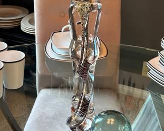 Signed Murano Glass sculpture- Purchased in Italy.
