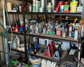 Jacks, duct tape, oil, gas cans and funnels and more!