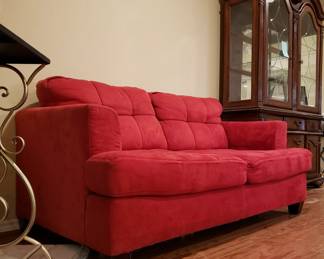 Smaller than a full size, larger than a love seat