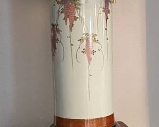 Painted Porcelain Lamp