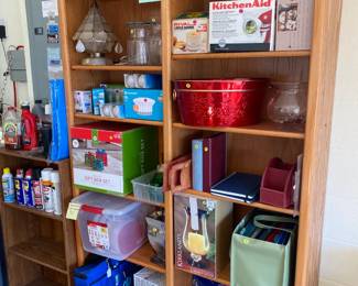 Bookshelves, Kitchen Items Decor