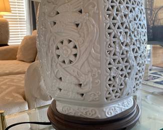 White Porcelain Lamp