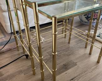 Brass Nesting Tables