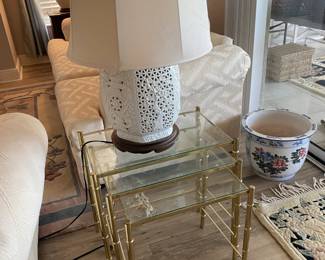 Brass Nesting Tables