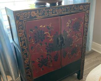 Painted Black Cabinet