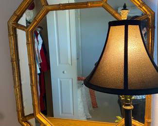Gold Bamboo Mirror