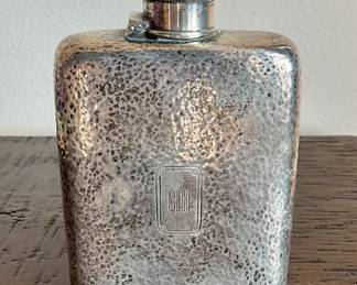 Tiffany & Co 925 Hammered Sterling Silver Flask