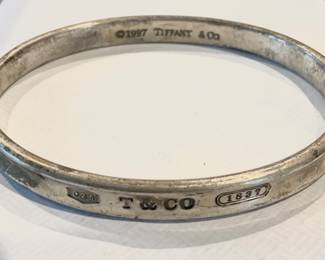 Tiffany & Co 925 Sterling Silver Bangle