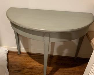 Solid wood wall table