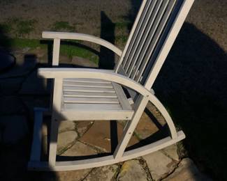 Outdoor rocking chairs (two)