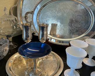 Silver Plate Serving Trays