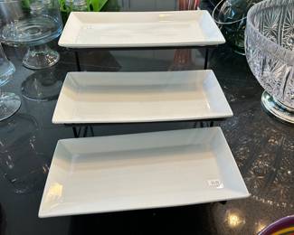 Three Tier Hostess Serving Trays