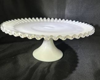 Fenton Silver Crest Pedestal Cake Stand
