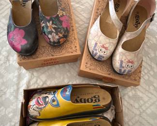 3 pair, new in box,  Goby Shoes, size 38