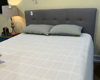 Upholstered Tufted Head Board and Frame