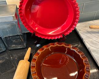 Colorful Ceramic Pie Plates