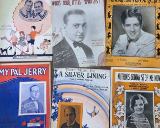 Vintage Sheet Music