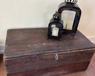 Vintage Wooden Trunk/ Transport Box