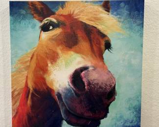 Kirkland’s Mr. Ed Up Close & Personal Canvas Art Print