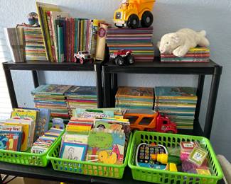 Lots of children’s books for story time!