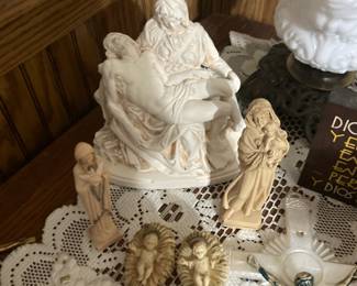 Pieta Statue Mary Holding Jesus